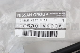 36530VK00A CABLE ASSY-BRAKE,REAR RH