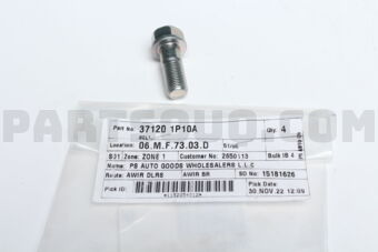 371201P10A BOLT-FIX PROPELLER SHAFT