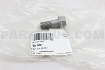 37120AL60A BOLT-FIX PROPELLER SHAFT