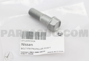 37120VC30A BOLT-FIX PROPELLER SHAFT