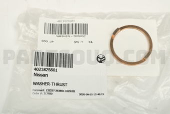 402182S601 WASHER-THRUST