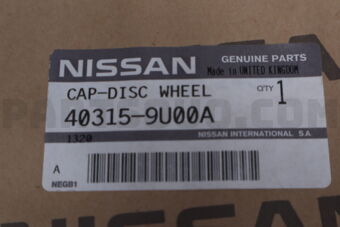 403159U00A CAP-DISC WHEEL