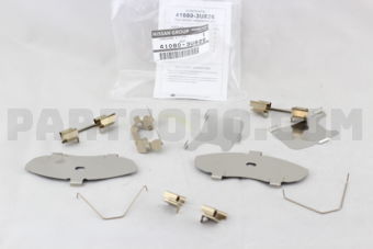 410803U826 HARDWARE KIT-FRONT DISC BRAKE PAD