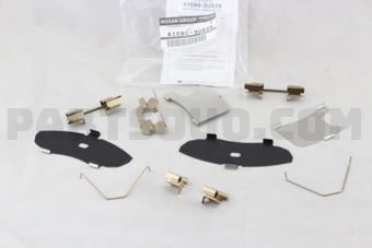 410803U826 HARDWARE KIT-FRONT DISC BRAKE PAD