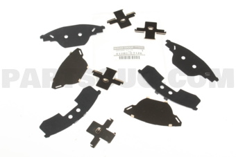 41080C7126 HARDWARE KIT-FRONT DISC BRAKE PAD