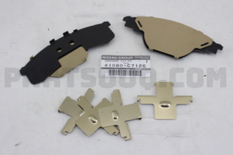 41080C7126 HARDWARE KIT-FRONT DISC BRAKE PAD