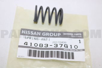 4108337G10 SPRING-ANTI SHOE RATTLE
