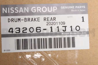 4320611J10 DRUM-BRAKE,REAR