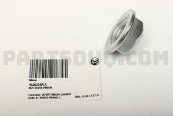 4326201P1A NUT-DRIVE PINION