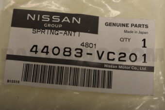 44083VC201 SPRING-ANTI SHOE RATTLE