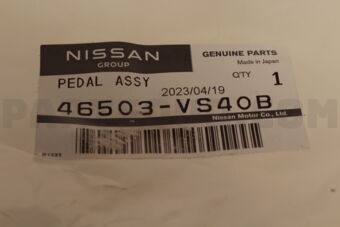 46503VS40B PEDAL ASSY-CLUTCH W/BRACKET