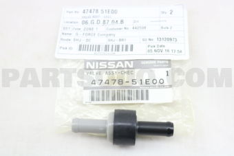 4747851E00 VALVE ASSY-CHECK