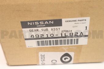 492101LB2A GEAR SUB AS/RCLOWER STEERING