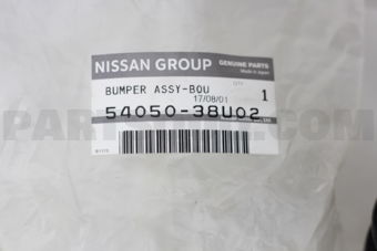 5405038U02 BUMPER ASSY-BOUND