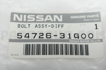 5472631G00 BOLT
