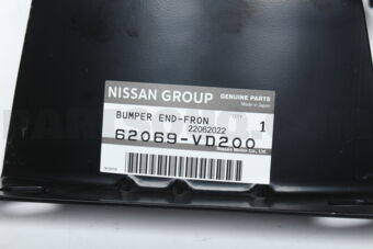 62069VD200 BUMPER END-FRONT LOWER RUBBER