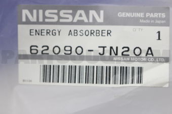 62090JN20A ENERGY ABSORBER-FRONT BUMPER