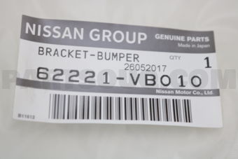 62221VB010 BRACKET-FRONT BUMPER SIDE,LH