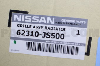 62310JS500 GRILLE ASSY-FRONT