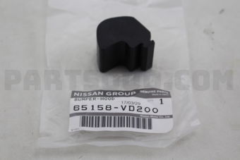 65158VD200 BUMPER-HOOD,SIDE