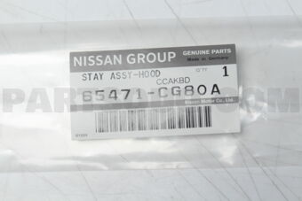 65471CG80A STAY ASSY-HOOD