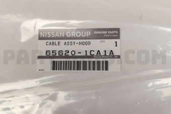 656201CA1A CABLE ASSY-HOOD LOCK CONTROL