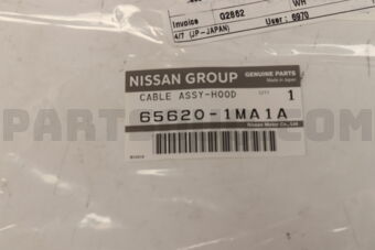 656201MA1A CABLE ASSY-HOOD LOCK CONTROL