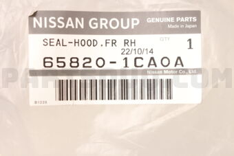 658201CA0A SEAL-HOOD,FRONT RH