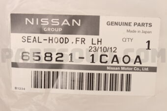 658211CA0A SEAL-HOOD,FRONT LH