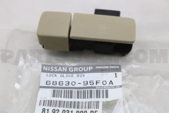 6863095F0A LOCK ASSY-GLOVE BOX LID