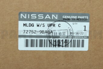 727529BA0A MOUL-WINDSHIELD