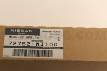 72752WJ100 MOULDING-WINDSHIELD UPPER,LH