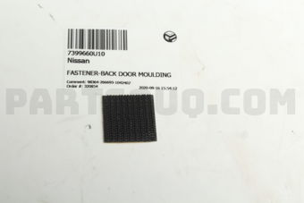 7399660U10 FASTENER-BACK DOOR MOULDING