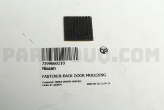 7399660U10 FASTENER-BACK DOOR MOULDING