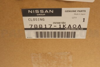 788171KA0A CLOSING-REAR BUMPER,LH