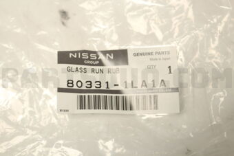 803311LA1A GLASS RUN RUBBER-FRONT DOOR,LH