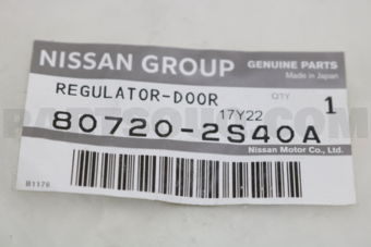 807202S40A REGULATOR ASSY-DOOR WINDOW,RH