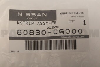 80830CG000 WSTRIP ASSY-FR