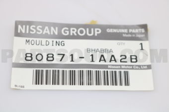 808711AA2B MOULDING-FRONT DOOR LH