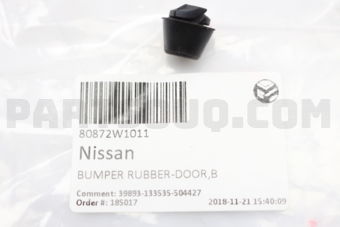 80872W1011 BUMPER RUBBER-DOOR,B