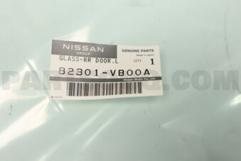 82301VB00A GLASS ASSY-REAR DOOR WINDOW,LH