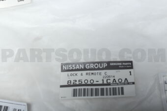 825001CA0A LOCK &amp; REMOTE CONTROL ASSY-REAR DOOR,RH
