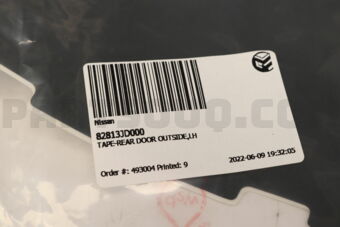 82813JD000 TAPE-REAR DOOR OUTSIDE,LH