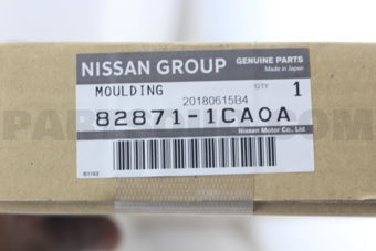828711CA0A MOULDING-REAR DOOR,LH