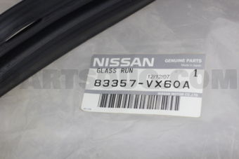 83357VX60A GLASS RUN-SIDE WINDOW,2ND LH