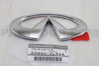 84890JL60A EMBLEM-RADIATOR GRILLE