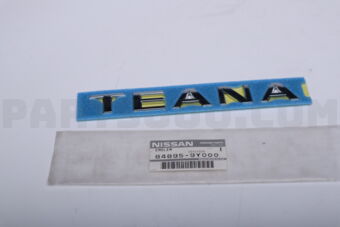 848959Y000 EMBLEM-TRUNK LID