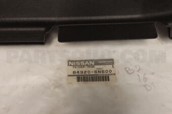 849206N600 FINISHER-TRUNK,REAR