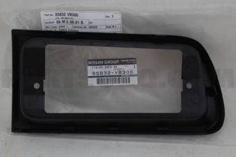 85832VB300 FINISH-REAR BUMPER,RH