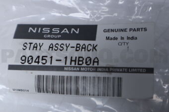 904511HB0A STAY ASSY-BACK DOOR,LH
